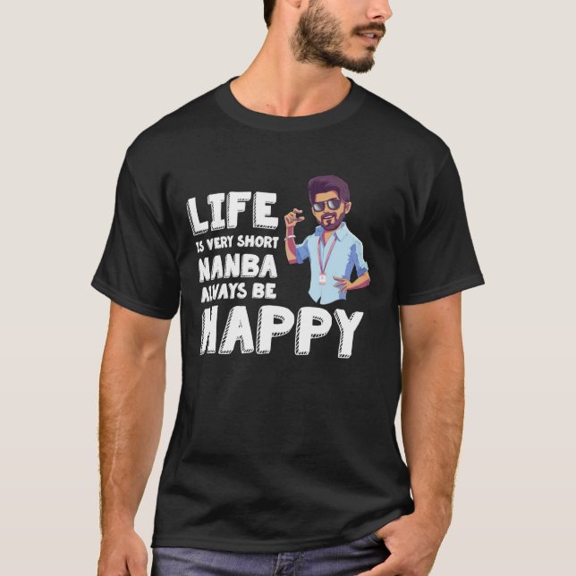 Master Vijay - Always be happy  Classic T-Shirt (Devant)