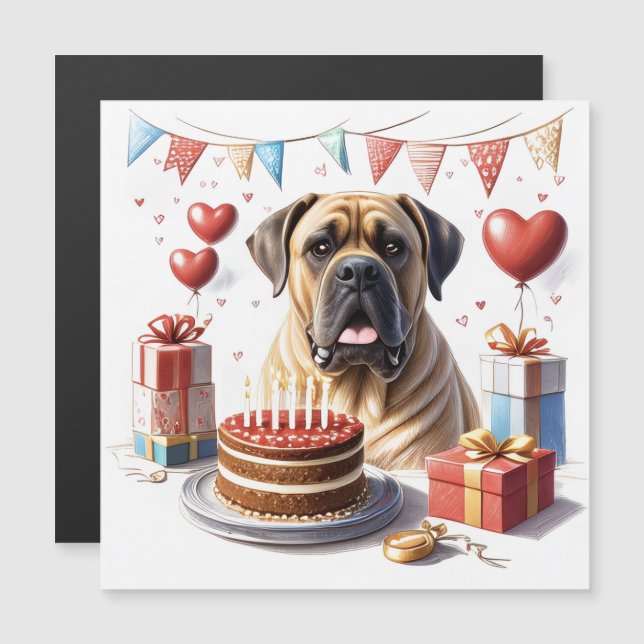 Mastiff à une fête (Devant / Derrière)