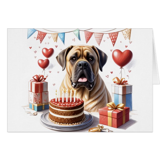 Mastiff à une fête (Devant horizontal)