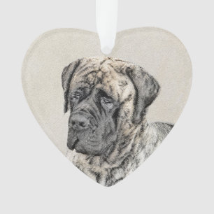 Mastiff anglais (Brindle) Peinture - Chien Art