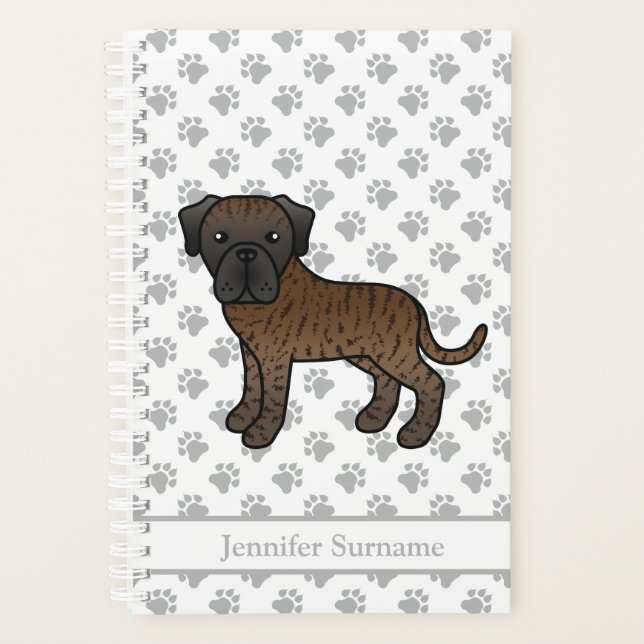 Mastiff Anglais Bringé Chien de Dessin Animé Migno (Devant)