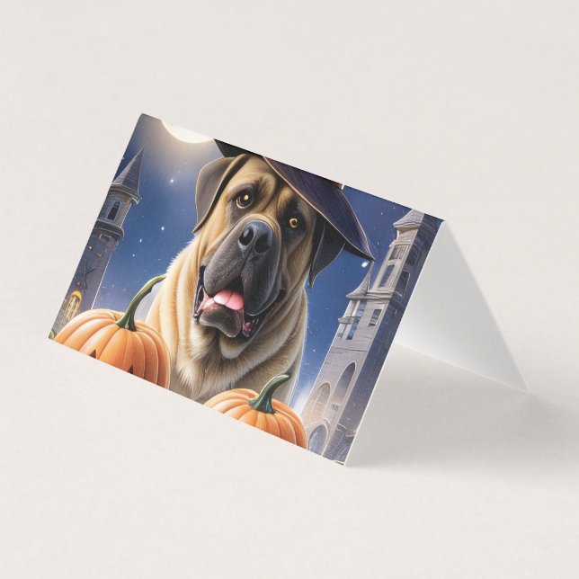 Mastiff Dogue anglais Halloween (Front)