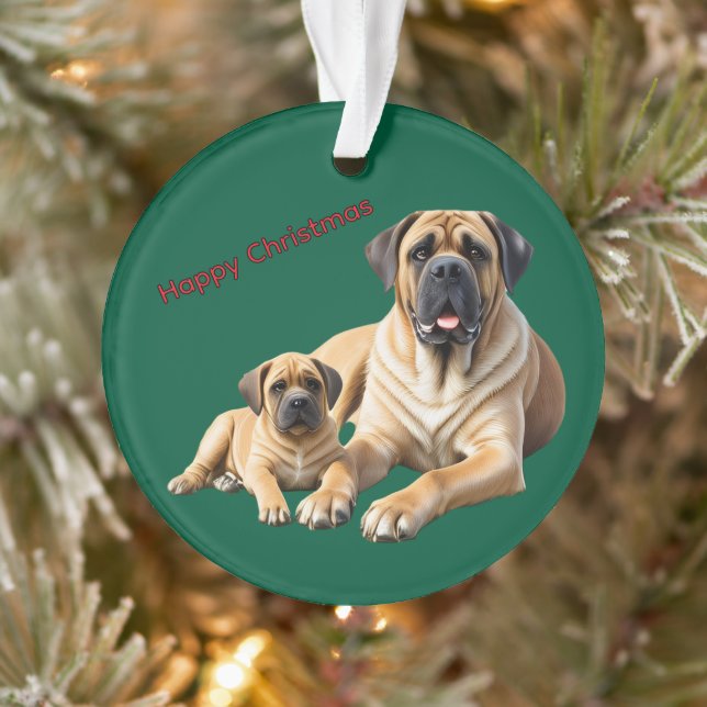 Mastiff Dogues anglais Noël (Arbre)