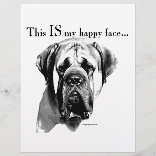 Mastiff Joyeux visage (Devant)