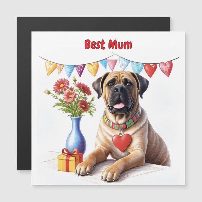Mastiff lors d'une fête (Devant / Derrière)