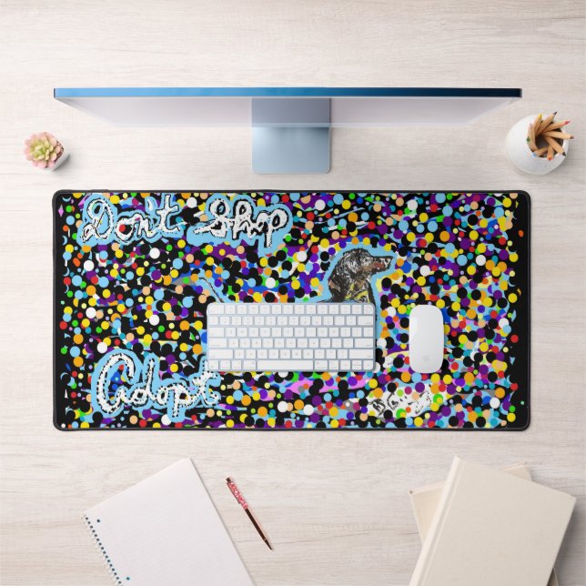 Mat de bureau avec message de protection pour anim (Bureau 1)