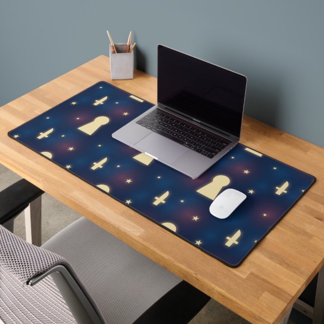 Mat De Bureau Avec Motif Clavier De Couteau De Nui (Bureau 2)