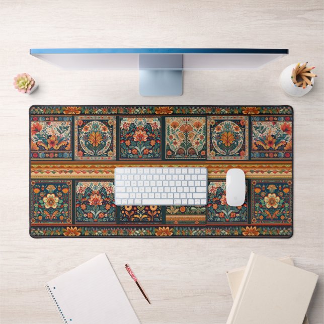Mat de bureau de comptoir d'art populaire (Bureau 1)