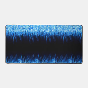 Mat de bureau de la flamme bleue - Conception Cool