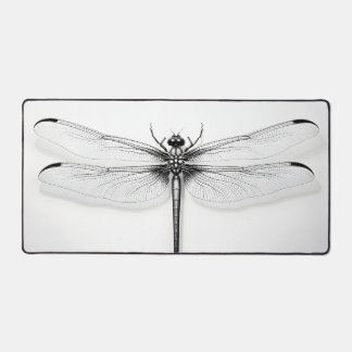 Mat de bureau de libellules métalliques - élégant