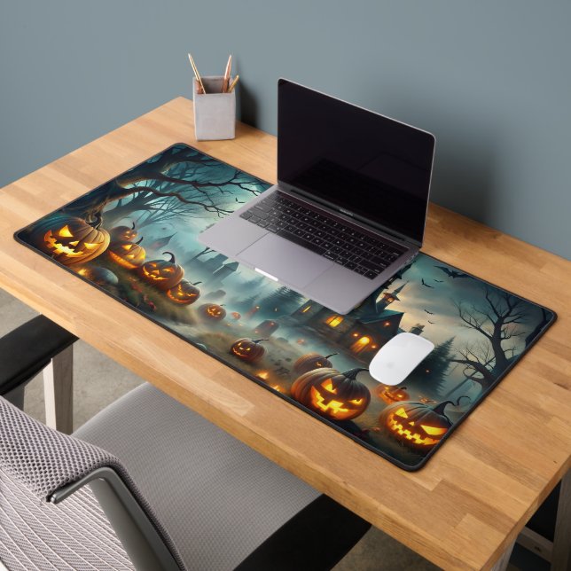 Mat de bureau d'Halloween - Éffrayants mignons fan (Bureau 2)