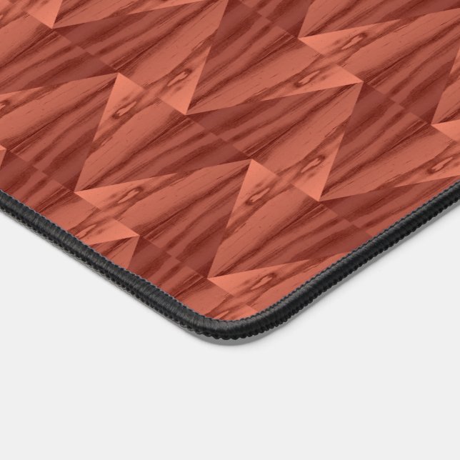 Mat de bureau en cèdre géométrique (Coin)