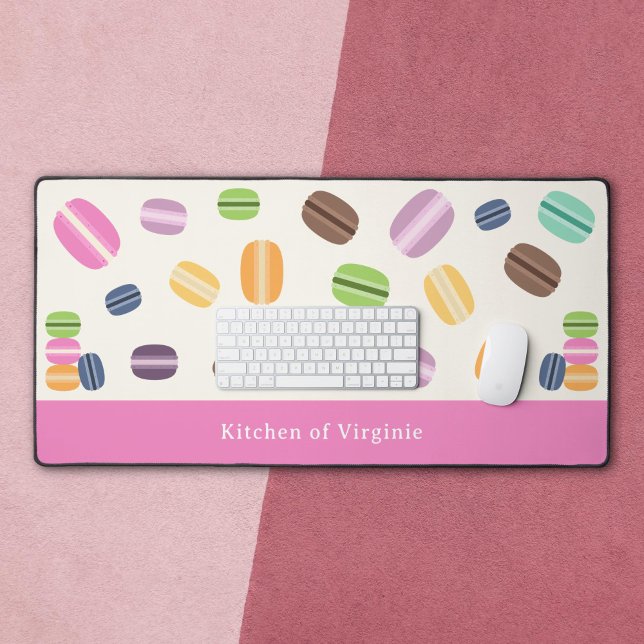 Mat de bureau français Macarons (French Macarons Desk Mat)