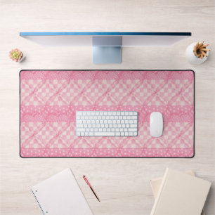 Mat de bureau pour COEUR ROSE / Petite échelle