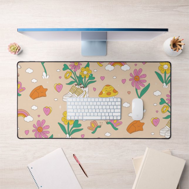 Mat de bureau pour l'amour des champignons super (Bureau 1)