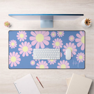 Mat de bureau rose pâle