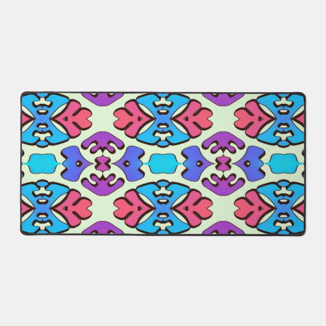 Mat de bureau, Un élégant damask design Mat de bur (Recto)