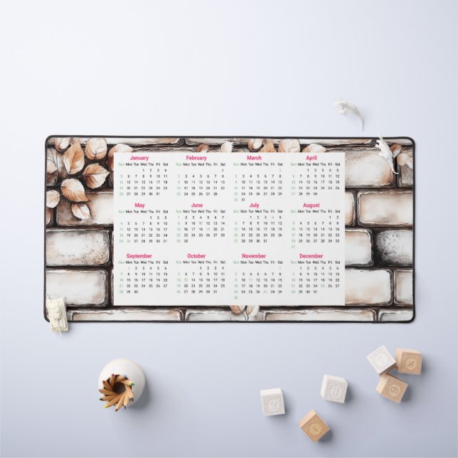 Mat du bureau 2025 (Tableau pour enfants)