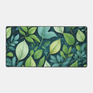 Mat du bureau de feuilles de printemps