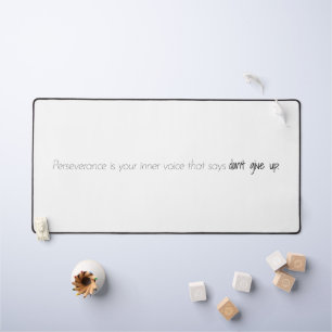 Mat du bureau de persévérance
