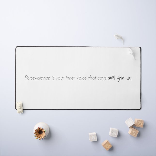 Mat du bureau de persévérance (Tableau pour enfants)