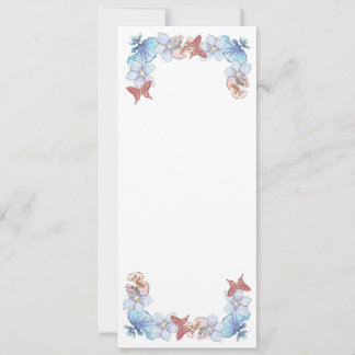 Mat orchidée papillon rouge 4 po x 9,25 po