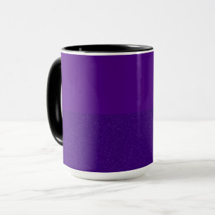 Mat supérieur + Bruit de base Purple Mug personnal