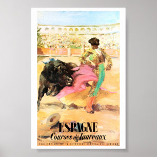 Matador Espagne Affiche de Voyage Vintage Restauré