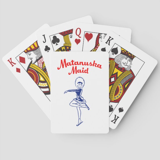 Matanuska Maid - Cartes à jouer de qualité (dos)