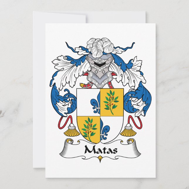 Matas Family Crest (Devant)