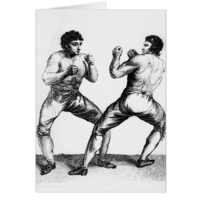 Match de boxe (Devant)