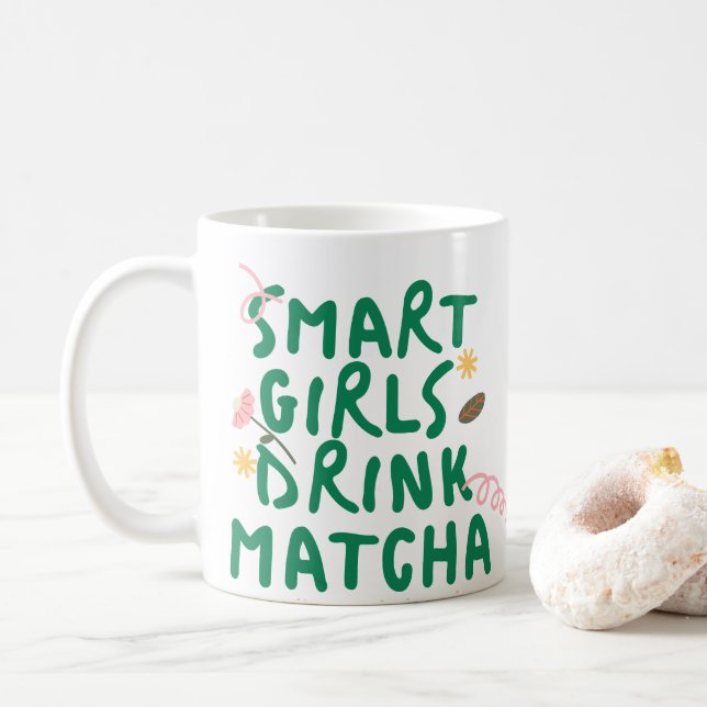 Matcha girl Mug, MUg cadeau, matcha mug cadeau (Avec donut)