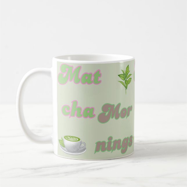 Matcha Mornings, Matcha Mug (Gauche)