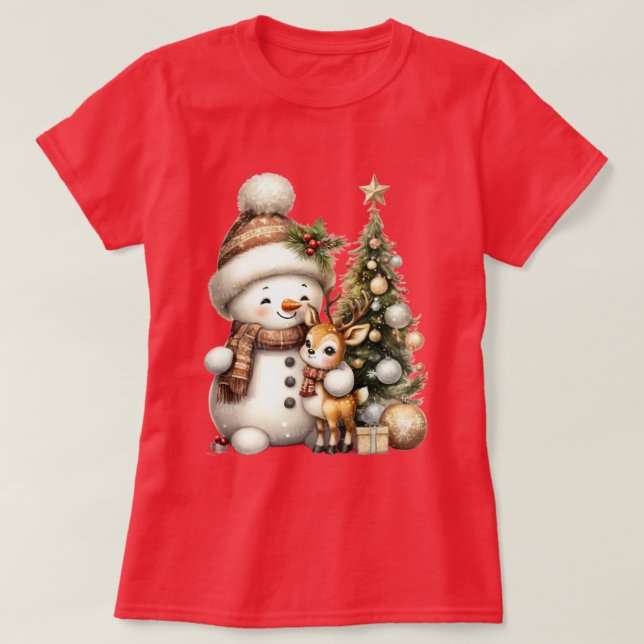 Matching Family Christmas T-Shirt | Festive Holida (Design devant)