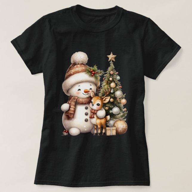 Matching Family Christmas T-Shirt | Festive Holida (Design devant)