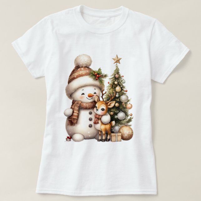 Matching Family Christmas T-Shirt | Festive Holida (Design devant)