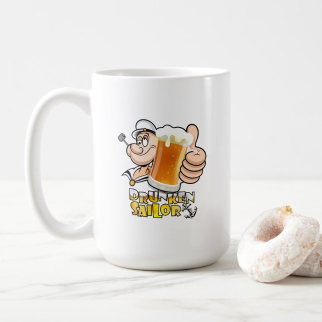 Matelot ivre | Mug Classique #15 (Avec donut)