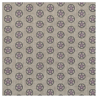 Matériau en tissu d'autel de pentacle