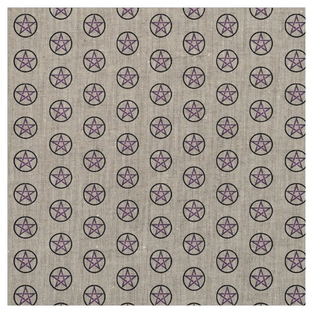 Matériau en tissu d'autel de pentacle (Échantillon)