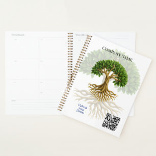 Matériel promotionnel de logo d'entreprise Arbre d