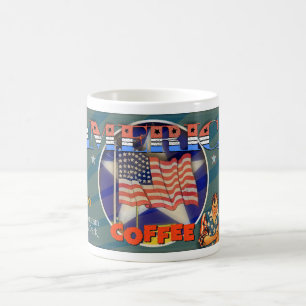 MATÉRIEL SOURCE VINTAGE DE MUG 'AMERICA COFFEE'