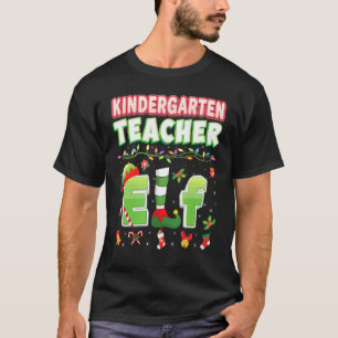 Maternelle Enseignant Elf Christmas Light Sweat U