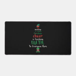 Math Enseignant Christmas Elf Cadeau design