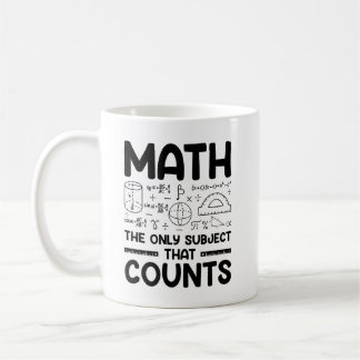 Math Le Seul Sujet Qui Compte - Mug De Café