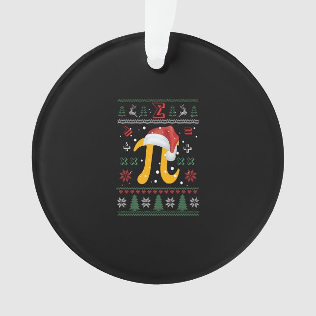 Math Pi Ugly Christmas Gifts Math Teacher for Xmas (devant)