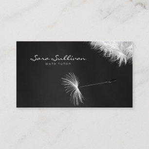 Math Tutor Carte de visite Dandelion Closeup