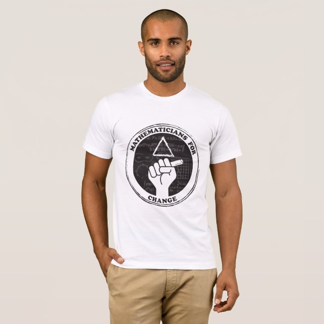 Mathématiciens pour le T-shirt de changement (Devant entier)