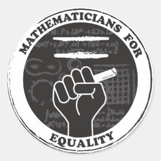 Mathématiciens pour l'égalité Stickers