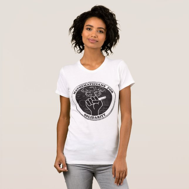 Mathématiciens pour T-shirt Solidarité (Devant entier)