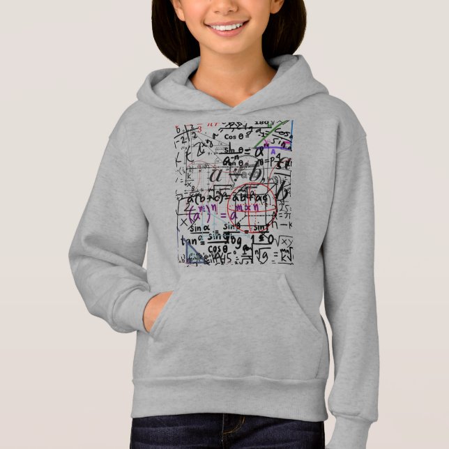 Mathématiques grises sweatshirts sweat - shirts à  (Devant)